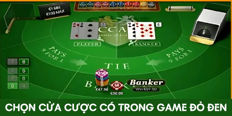 Chọn cửa có trong game cá cược đỏ đen